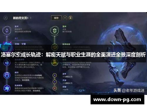 洛塞尔索成长轨迹：解密天赋与职业生涯的全面演进全景深度剖析