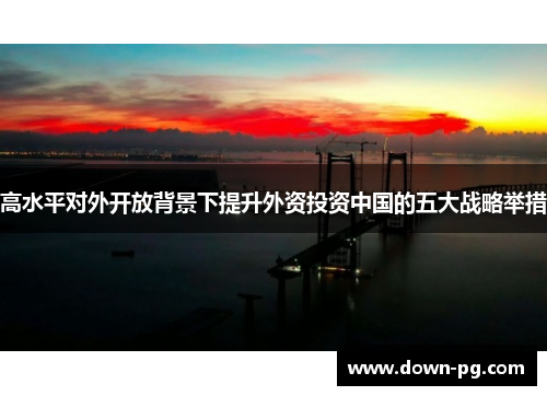 高水平对外开放背景下提升外资投资中国的五大战略举措