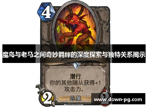 魔鸟与老马之间奇妙羁绊的深度探索与独特关系揭示
